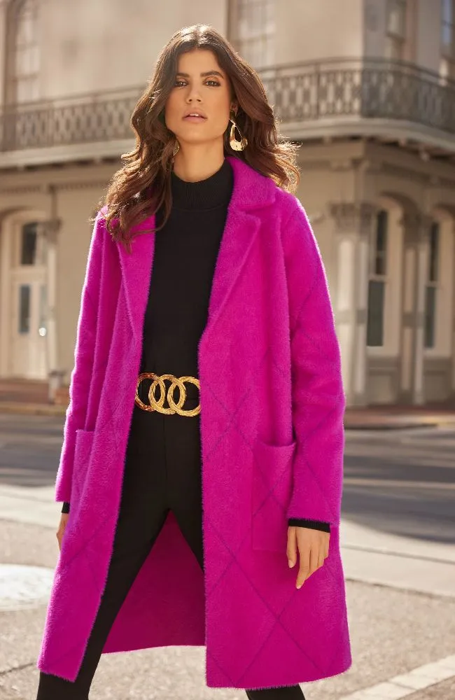 Notched Collar Coat