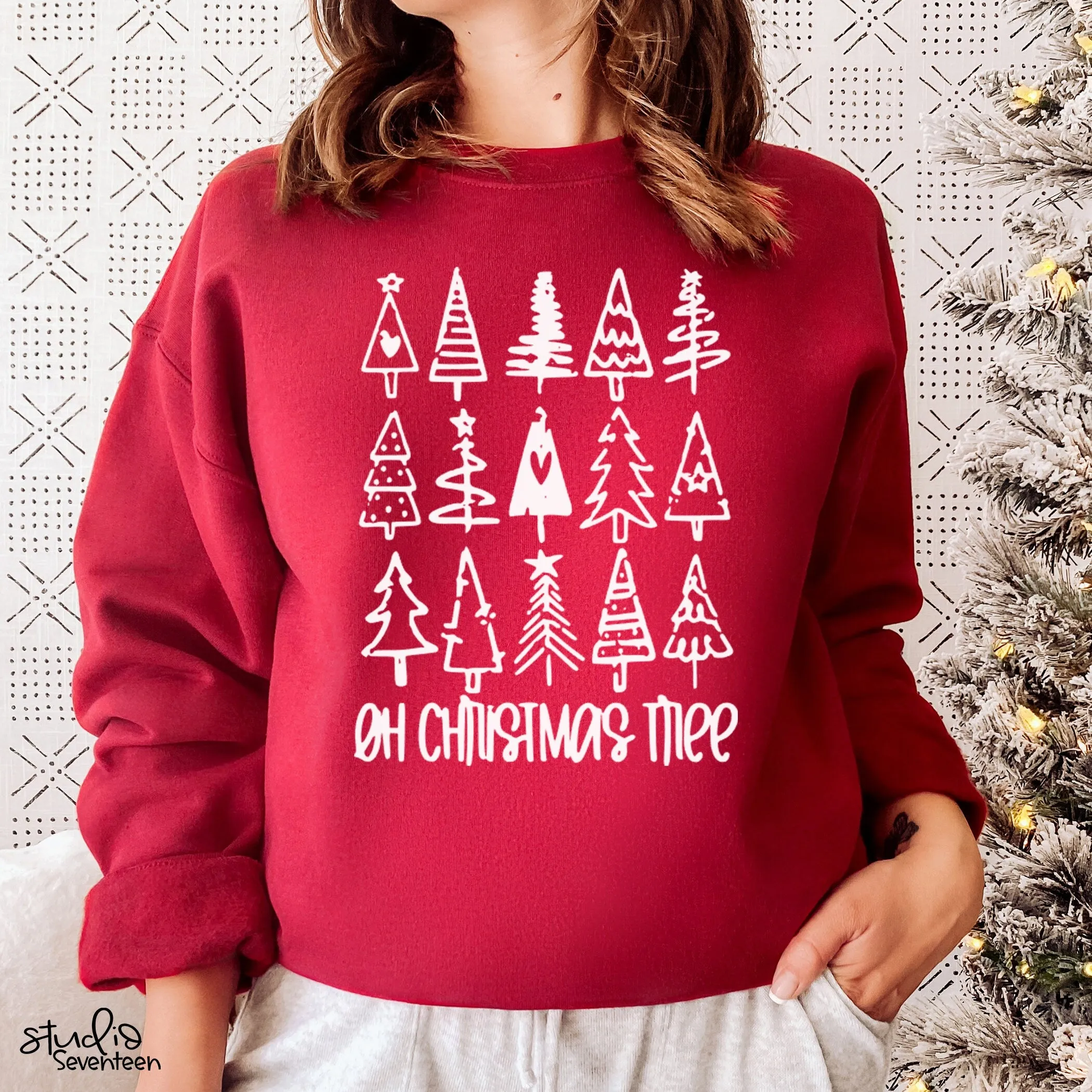 Oh Christmas Tree Crewneck Sweatshirt