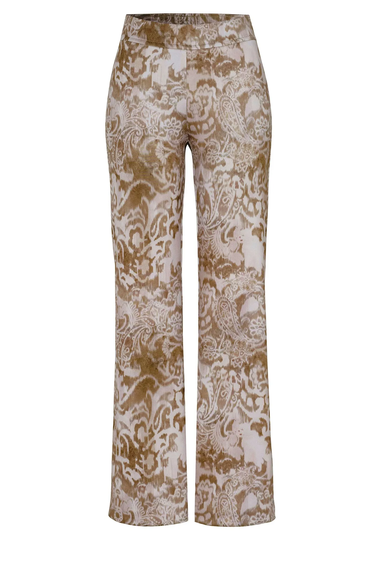 Paisley Dream Flared Pull-On Pants