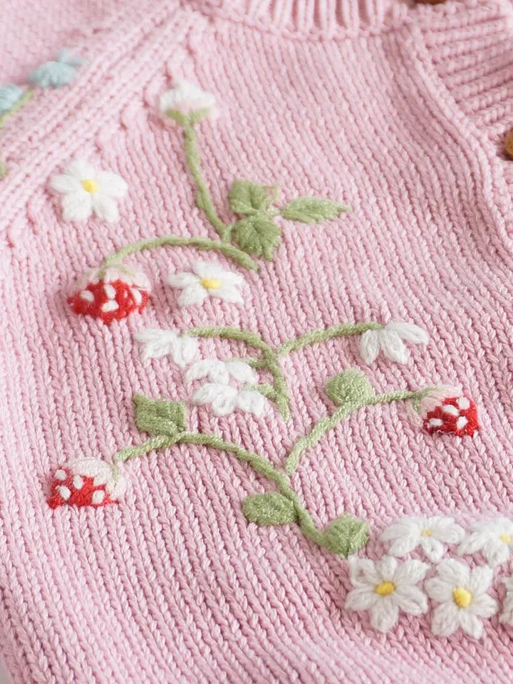 "Sweet Strawberry" Cardigan