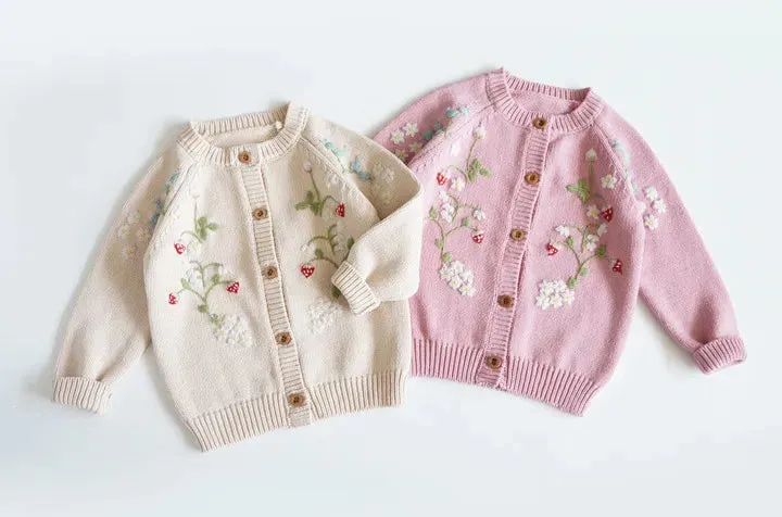 "Sweet Strawberry" Cardigan