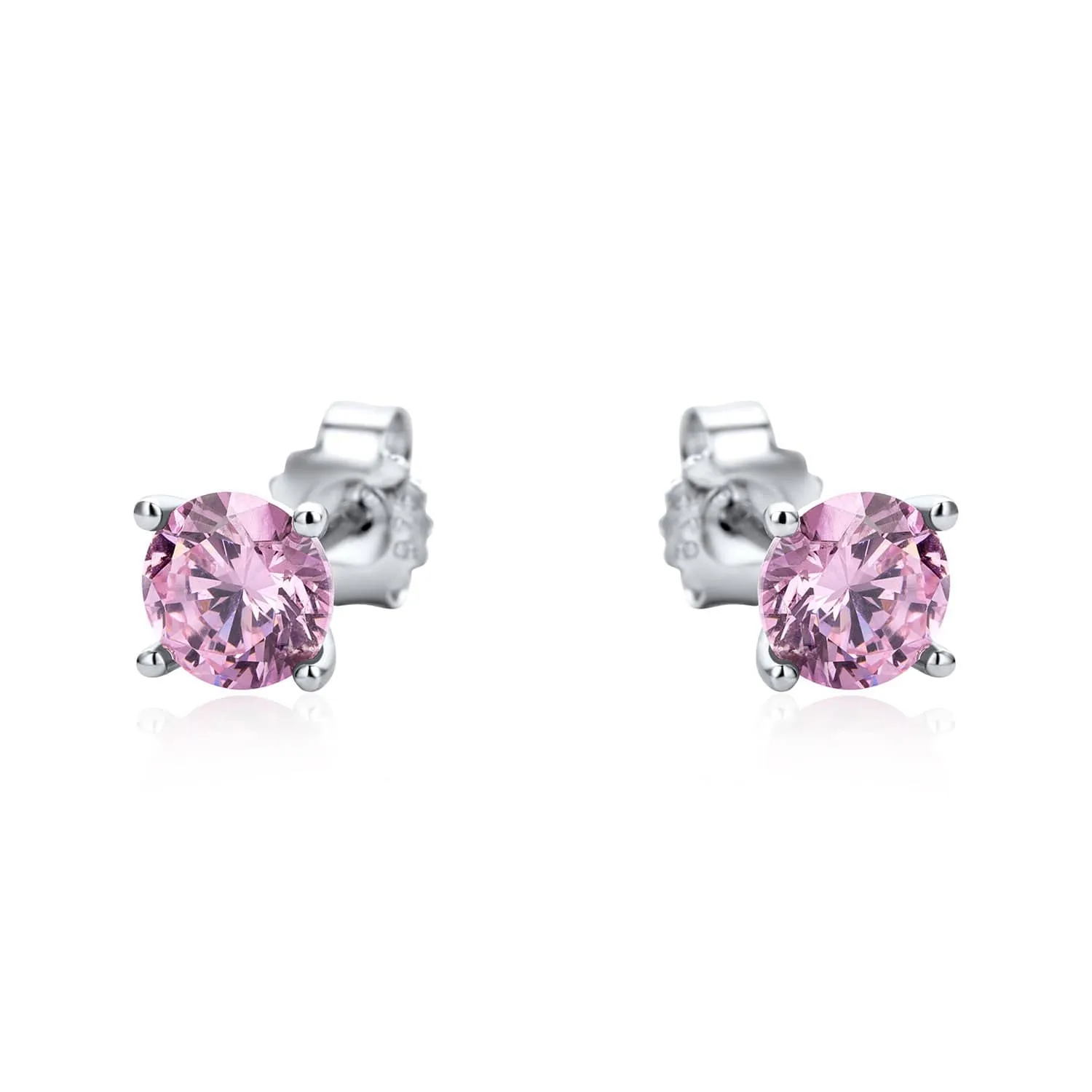 Round Multicolour Stud Set Sterling Silver