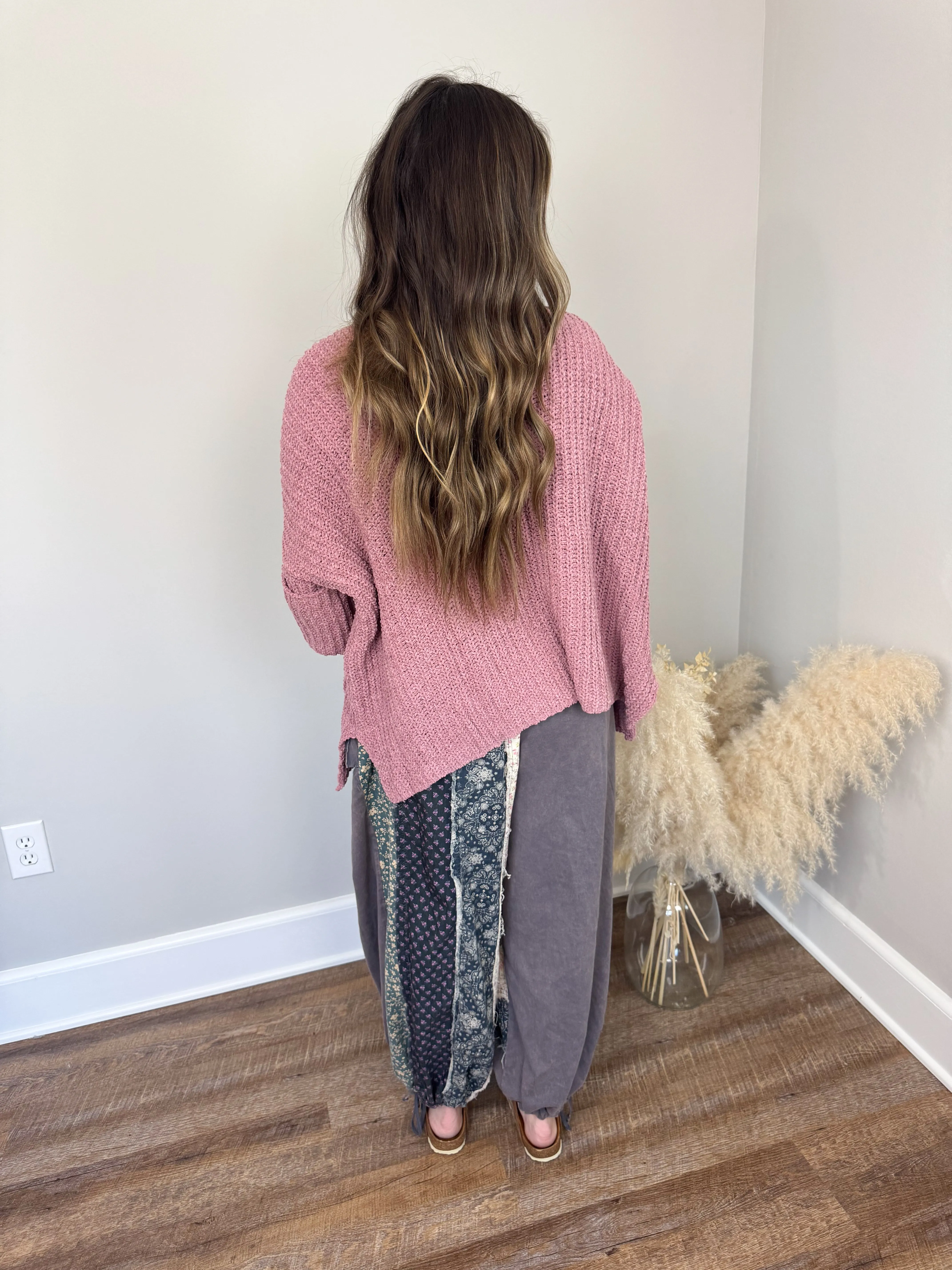 Rowan Chunky Cardigan | Mauve