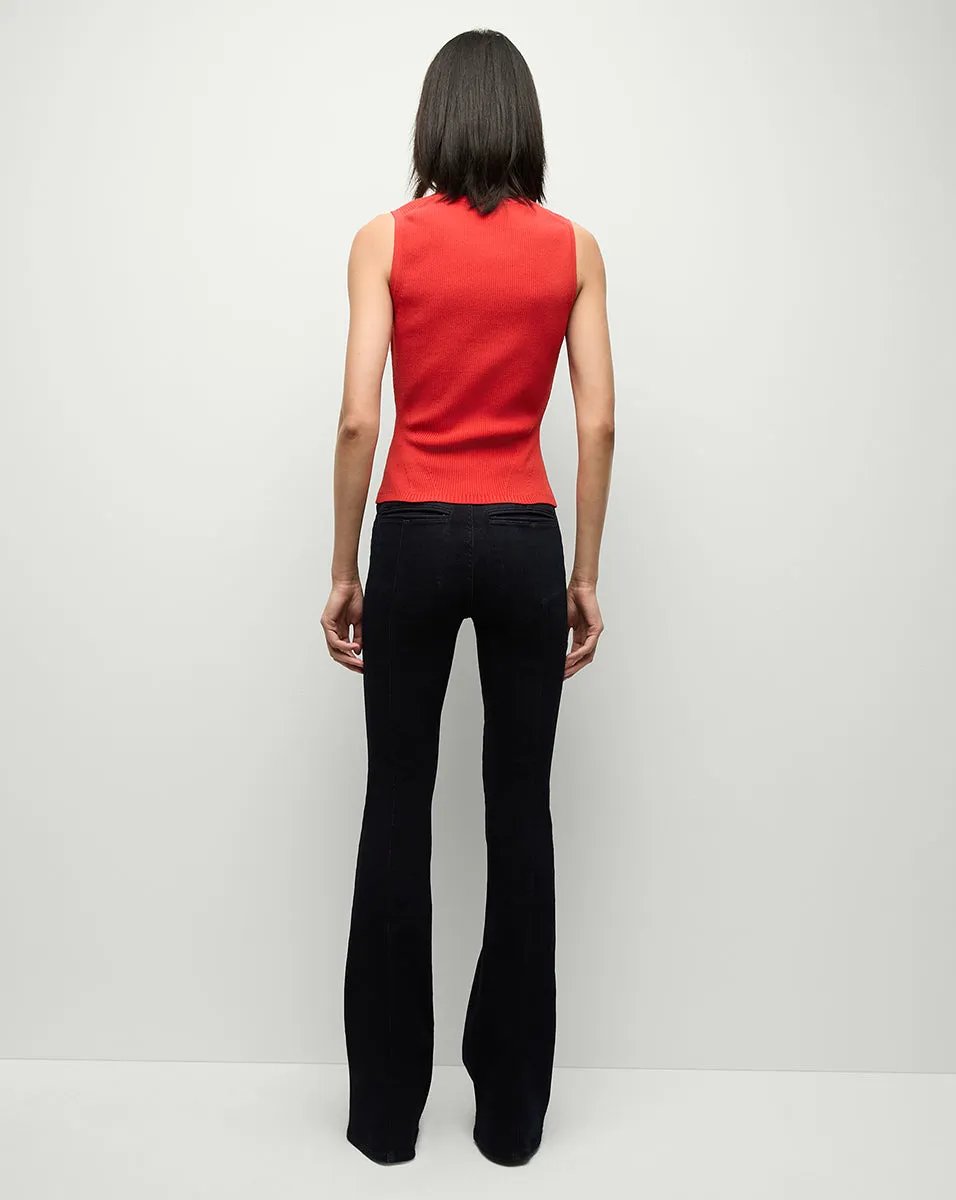 Sid Crew-Neck Knit Tank Top