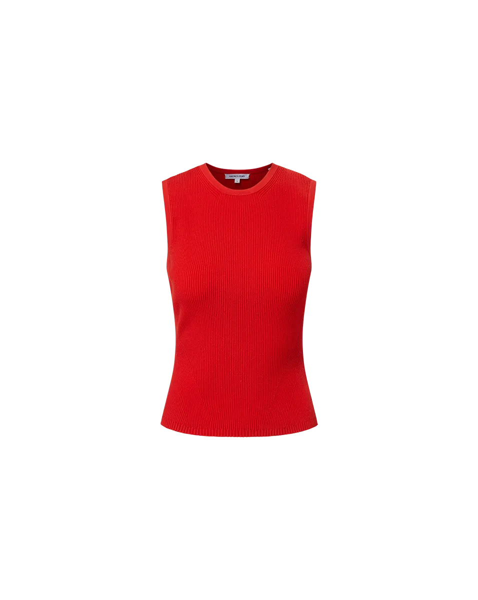 Sid Crew-Neck Knit Tank Top