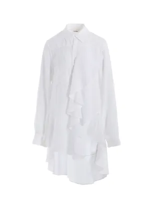 SOFT LAWN FRILL BLOUSE