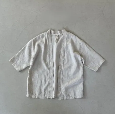 Soft linen robe