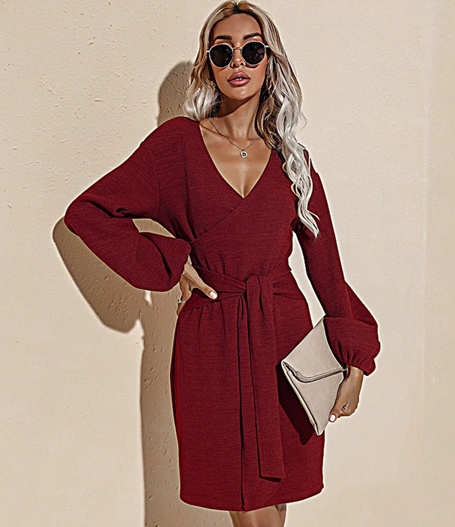 Solid color Mini Dress
