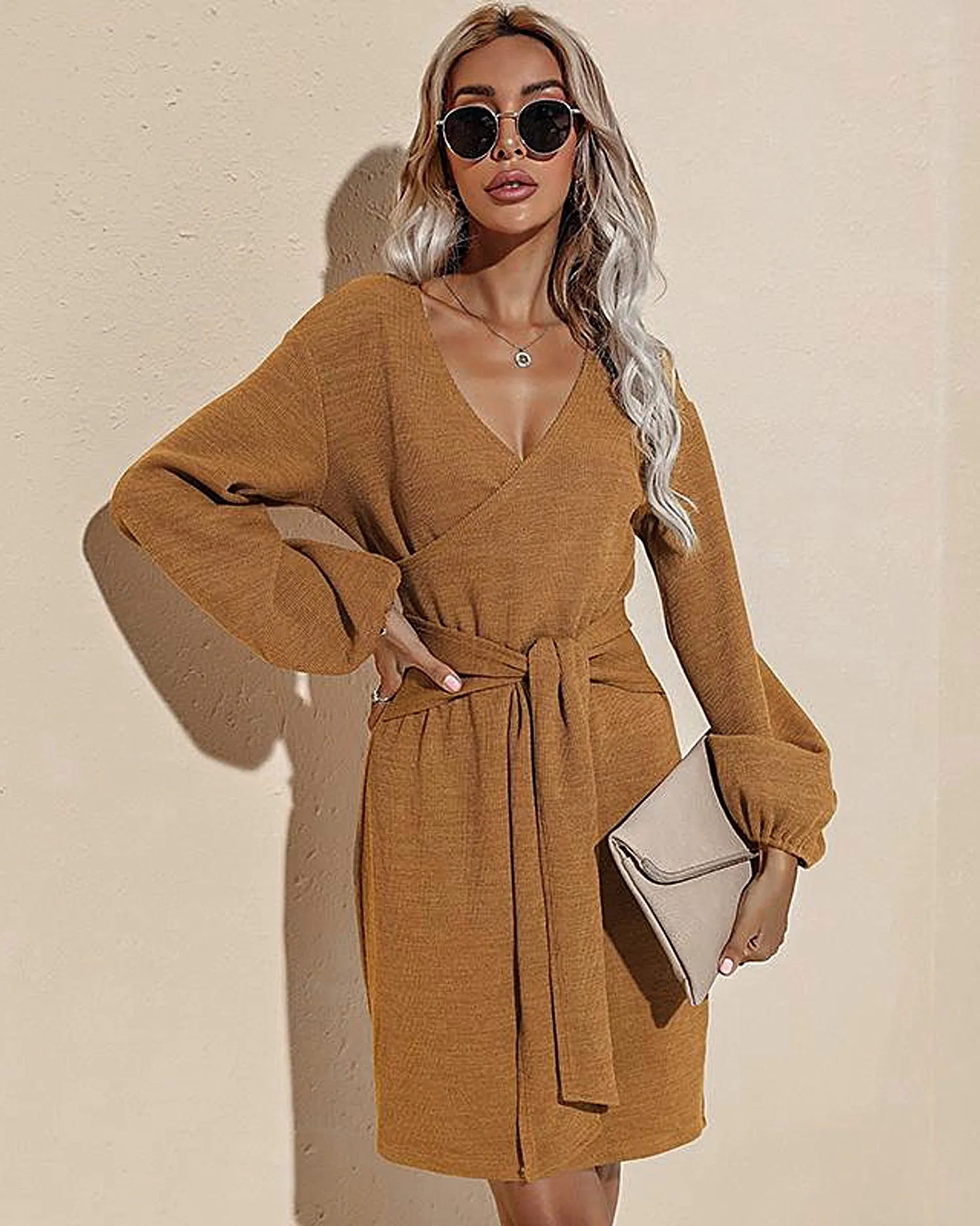 Solid color Mini Dress
