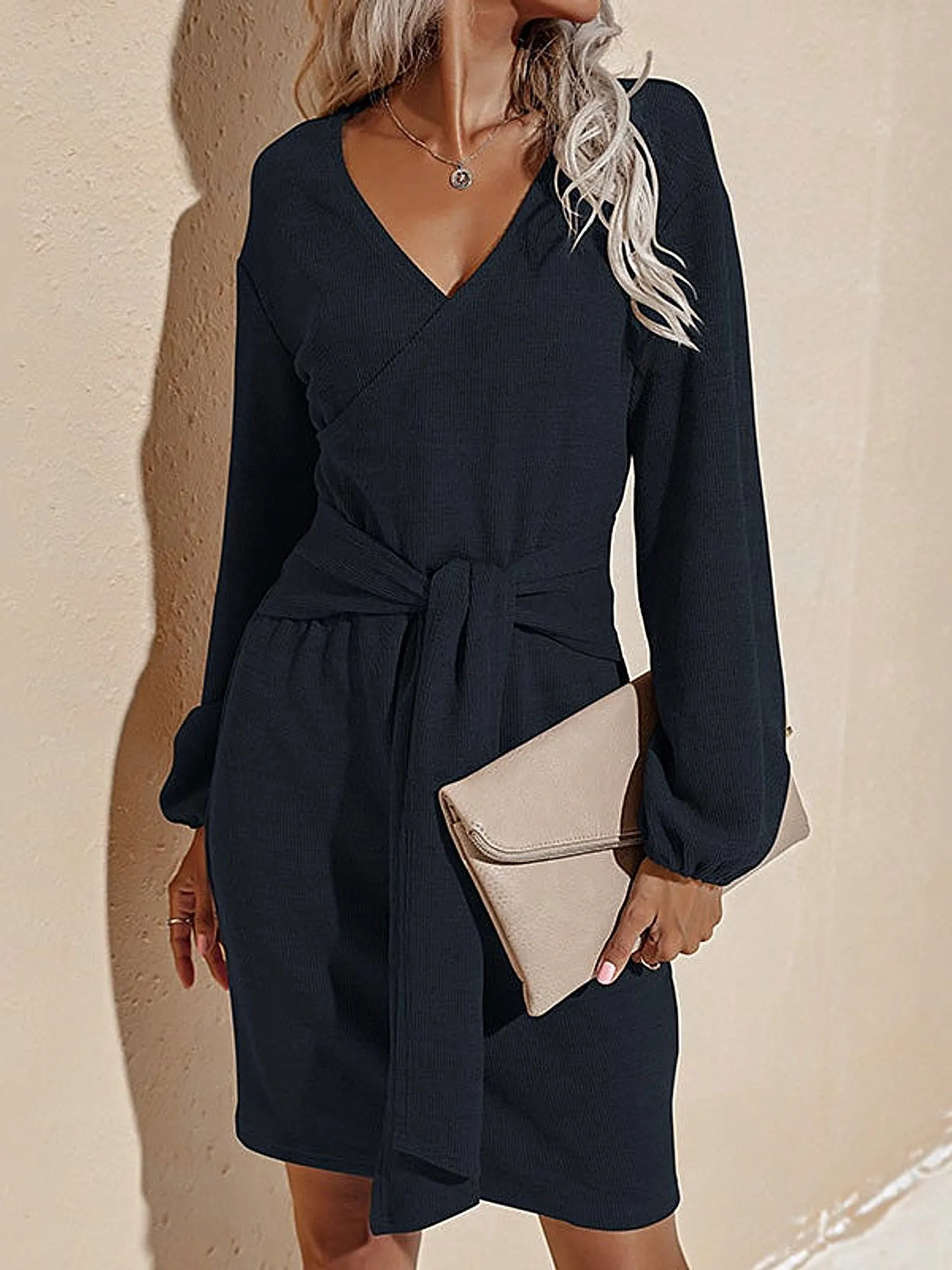 Solid color Mini Dress