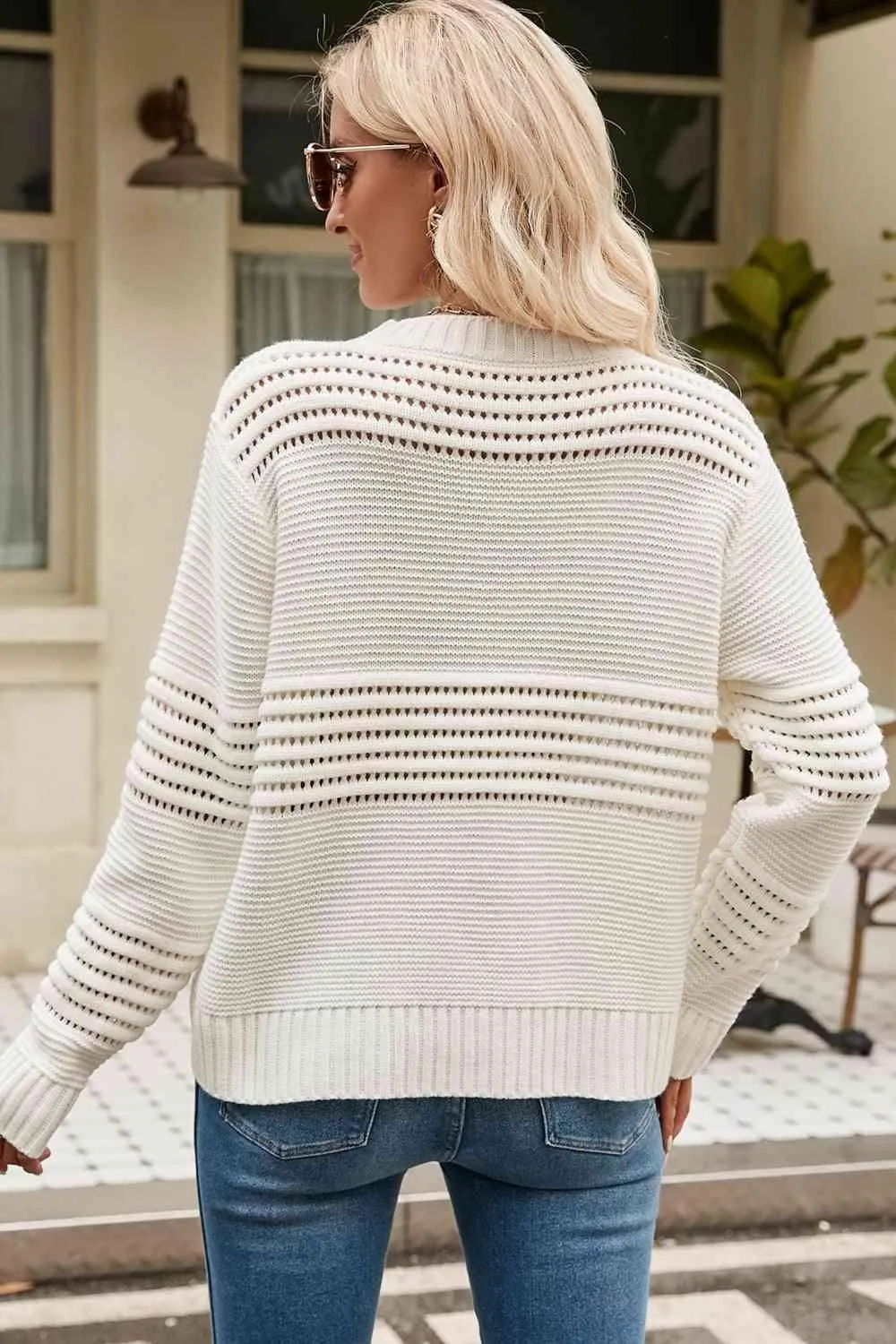 Warm In Style Mock Neck Pullover Sweater