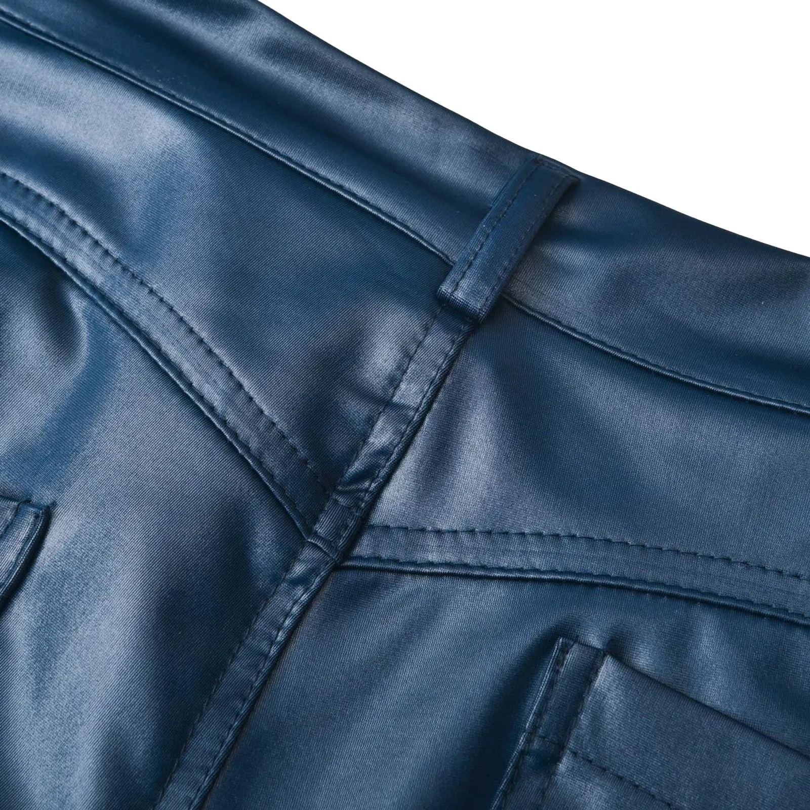 Women's Elegant Vegan Leather Skinny Fit Trousers | Ideal for Autumn/Winter
