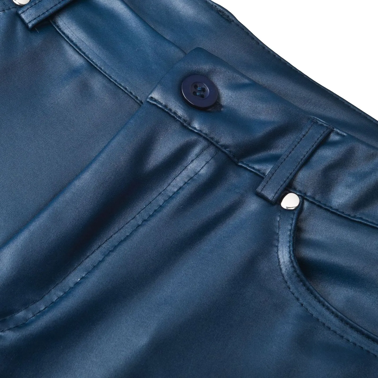 Women's Elegant Vegan Leather Skinny Fit Trousers | Ideal for Autumn/Winter