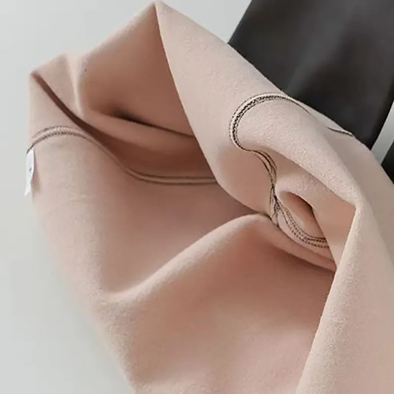 Women's High-Waist Plush-Lined Tummy Control Sheer Tights