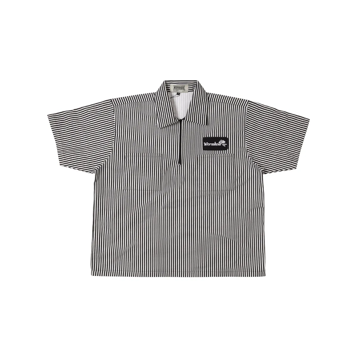 Wormhole Altezza Mechanic Shirts Pinstripe Black/White