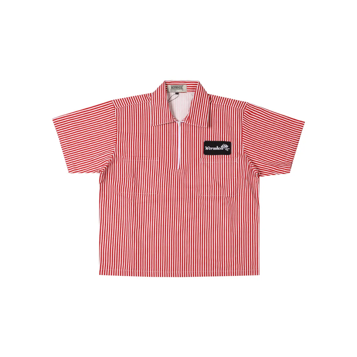 Wormhole Altezza Mechanic Shirts Pinstripe Red/White