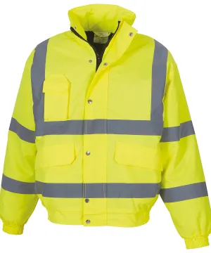 Yellow - Hi-vis classic bomber jacket (HVP211)